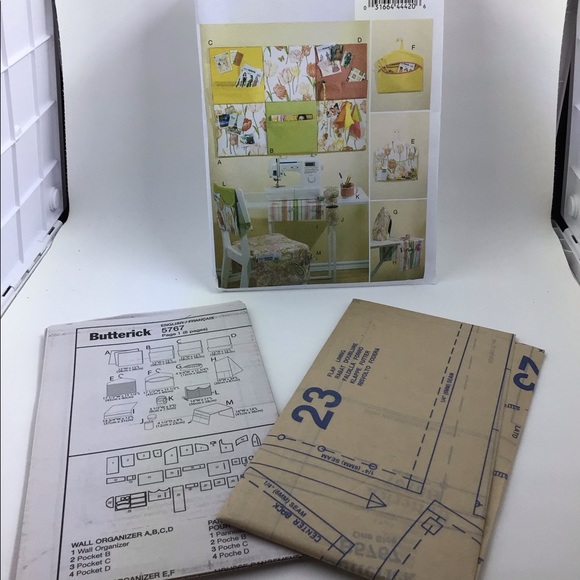 Butterick Pattern B5767:  SEWING ROOM ORGANIZERS NWT - Picture 3 of 8